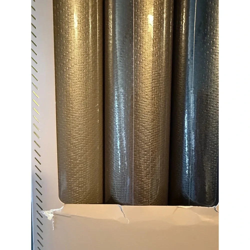 Atelier Luxury Gift Wrap Set of 3 Metallic Textured Paper Rolls 75 SqFt 109-00